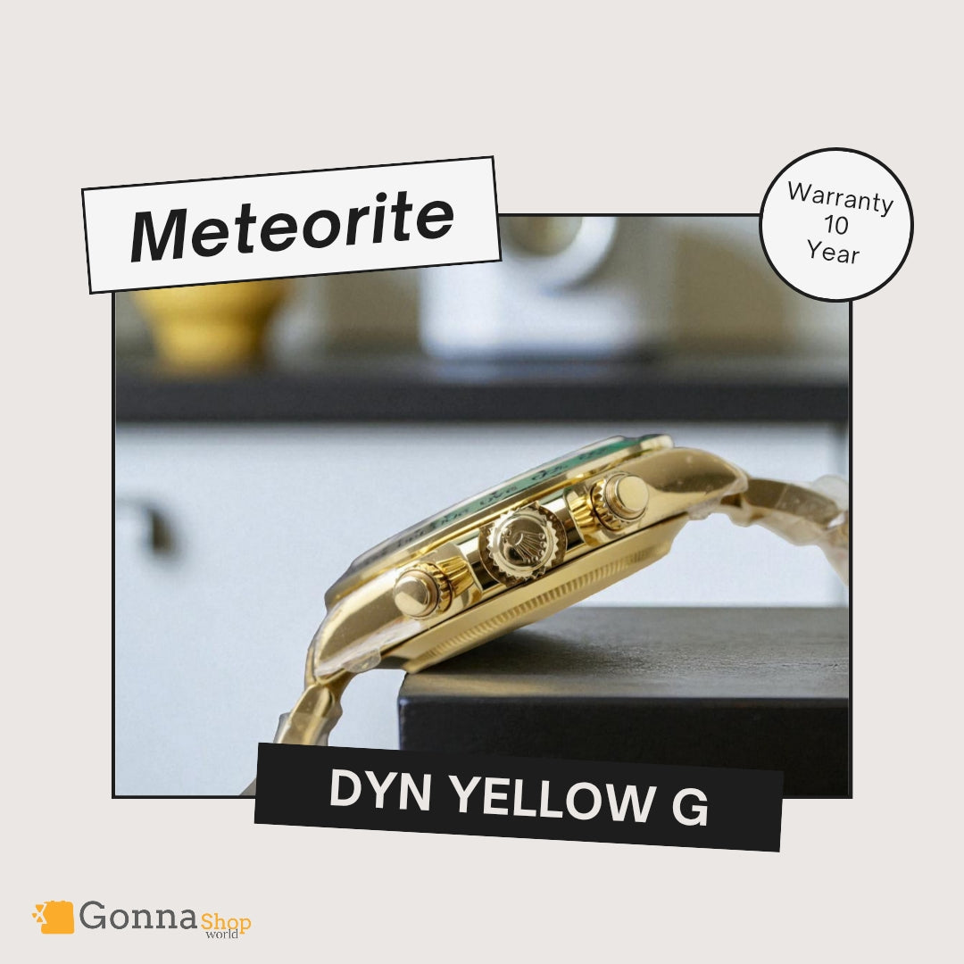 Luxury Watch DYN Meteorite Gold Plated 18k