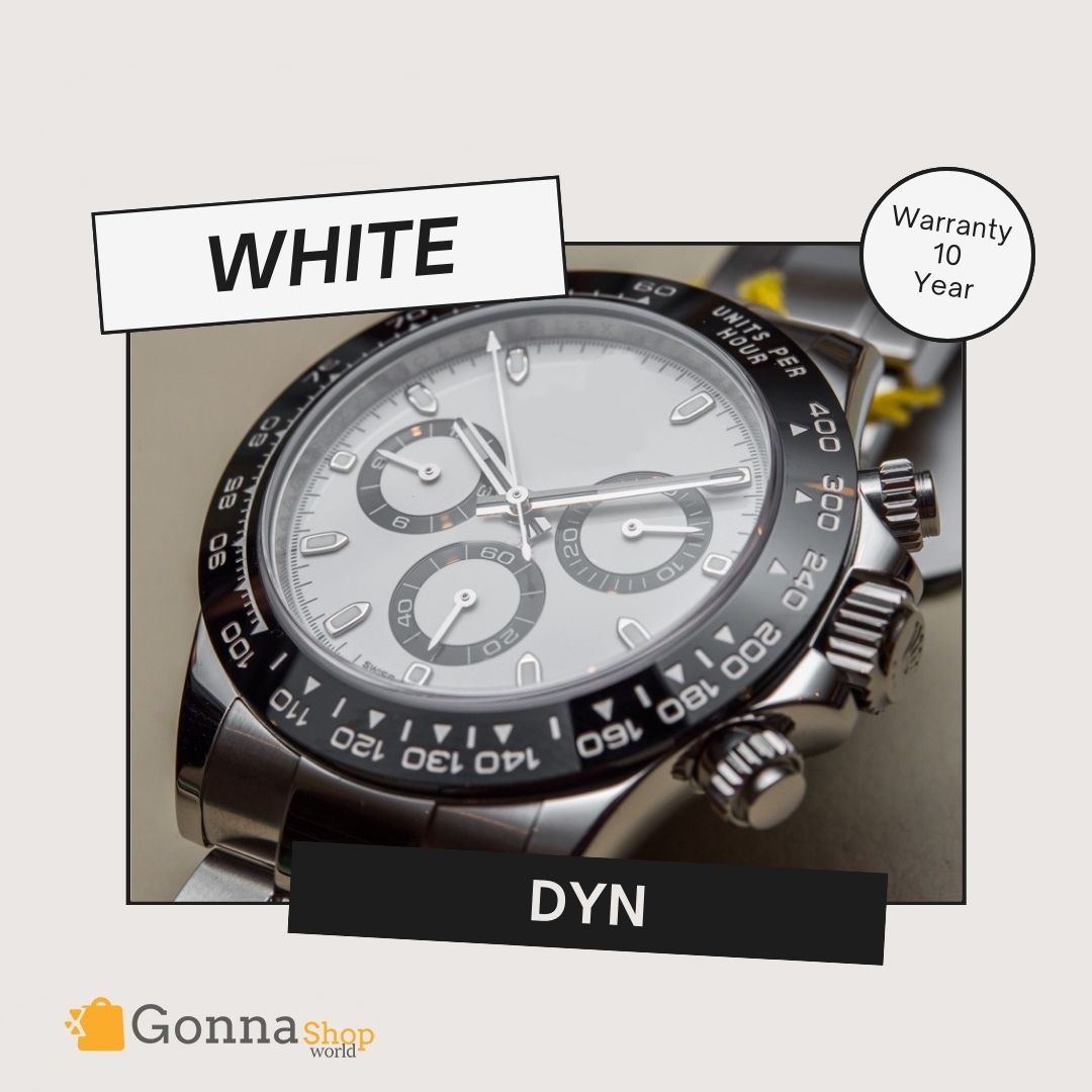Luxury Watch DYN White Black