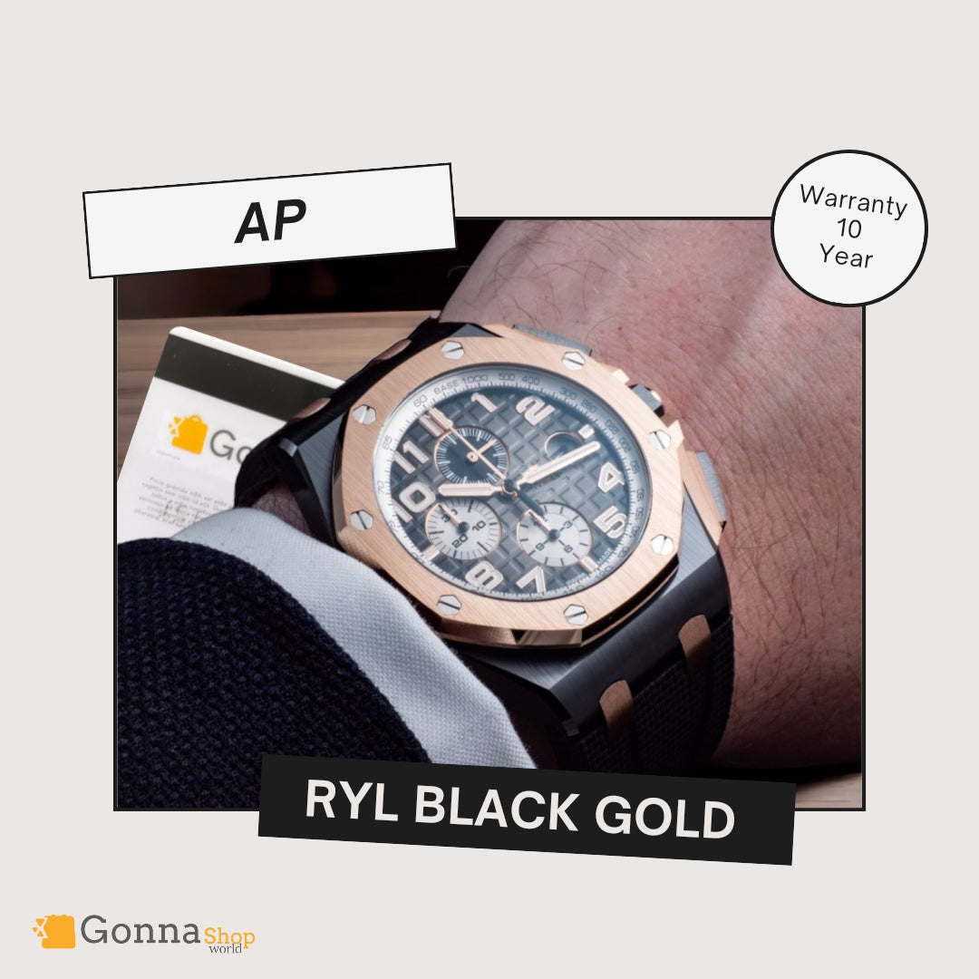 Luxury Watch AP RYL Gold Black