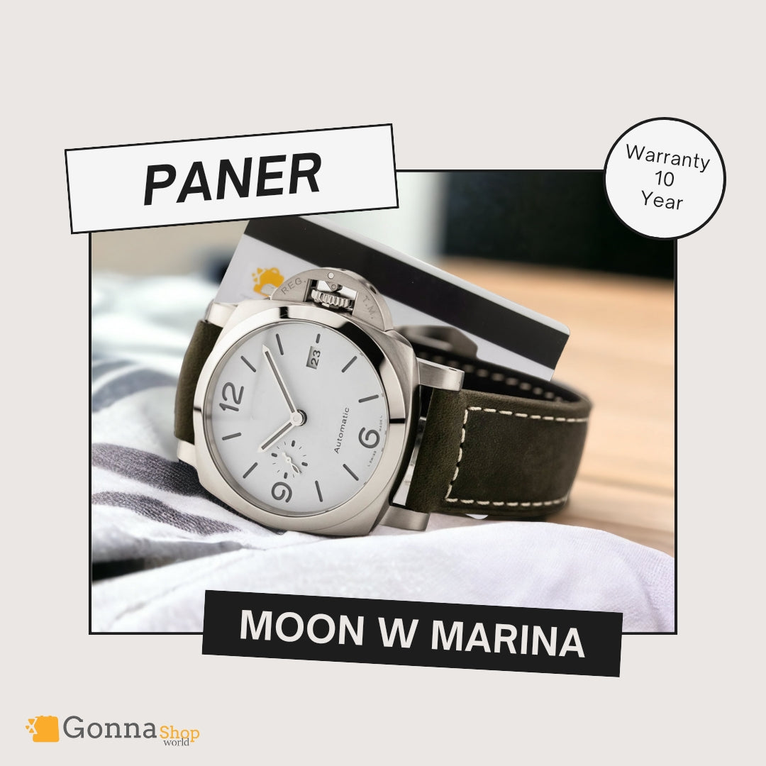 Luxury Watch Paner Moon White