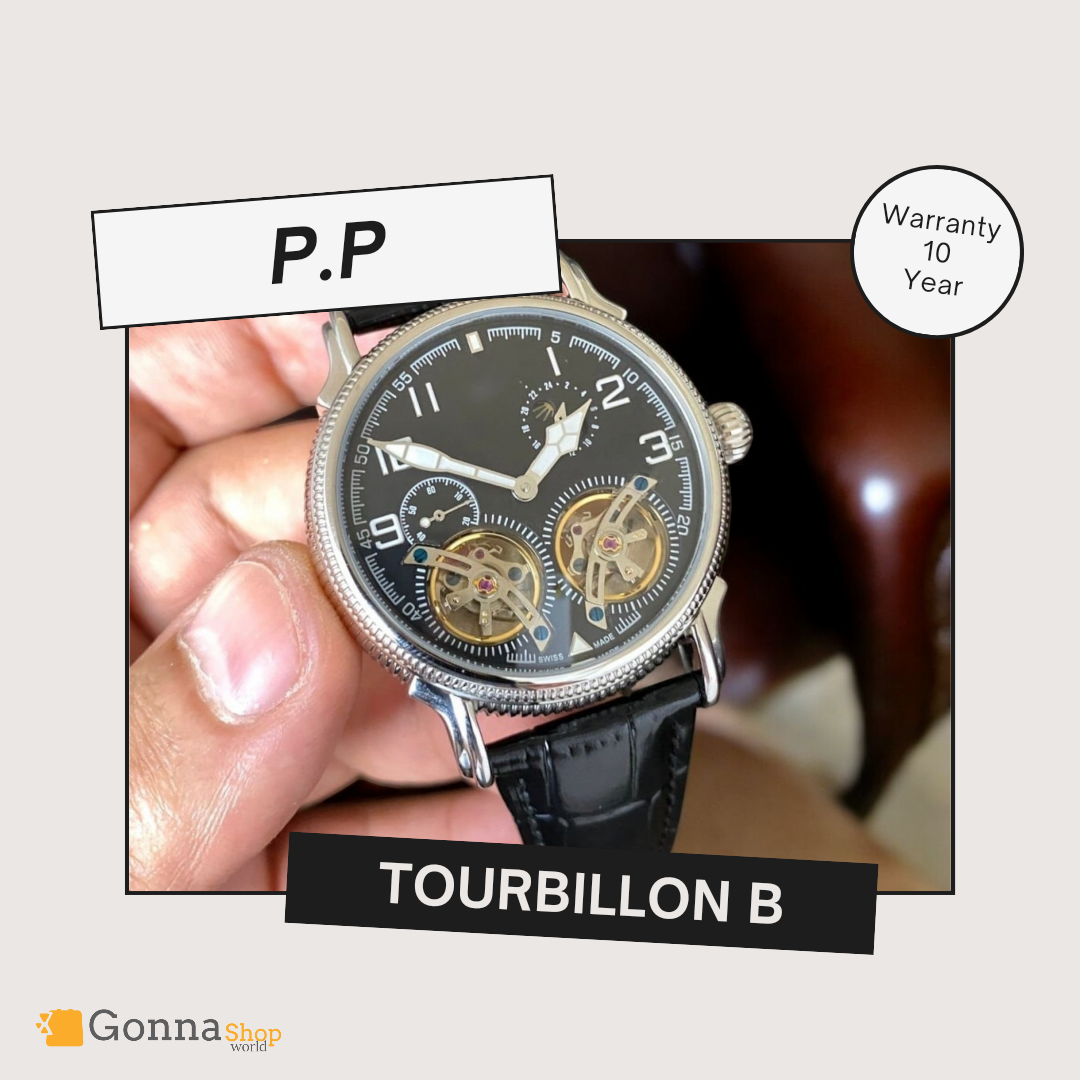 Luxury Watch P.p Tourbillon black