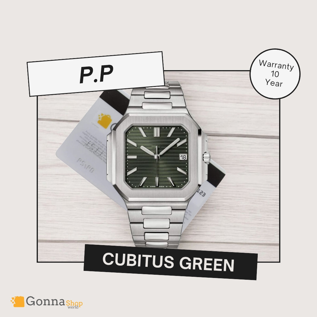 Luxury Watch P.p Cubitus Green