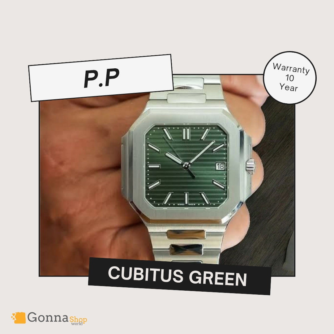 Luxury Watch P.p Cubitus Green