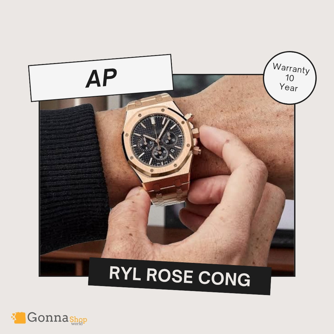 Luxury Watch Ap RYL Rose 18k Cong black