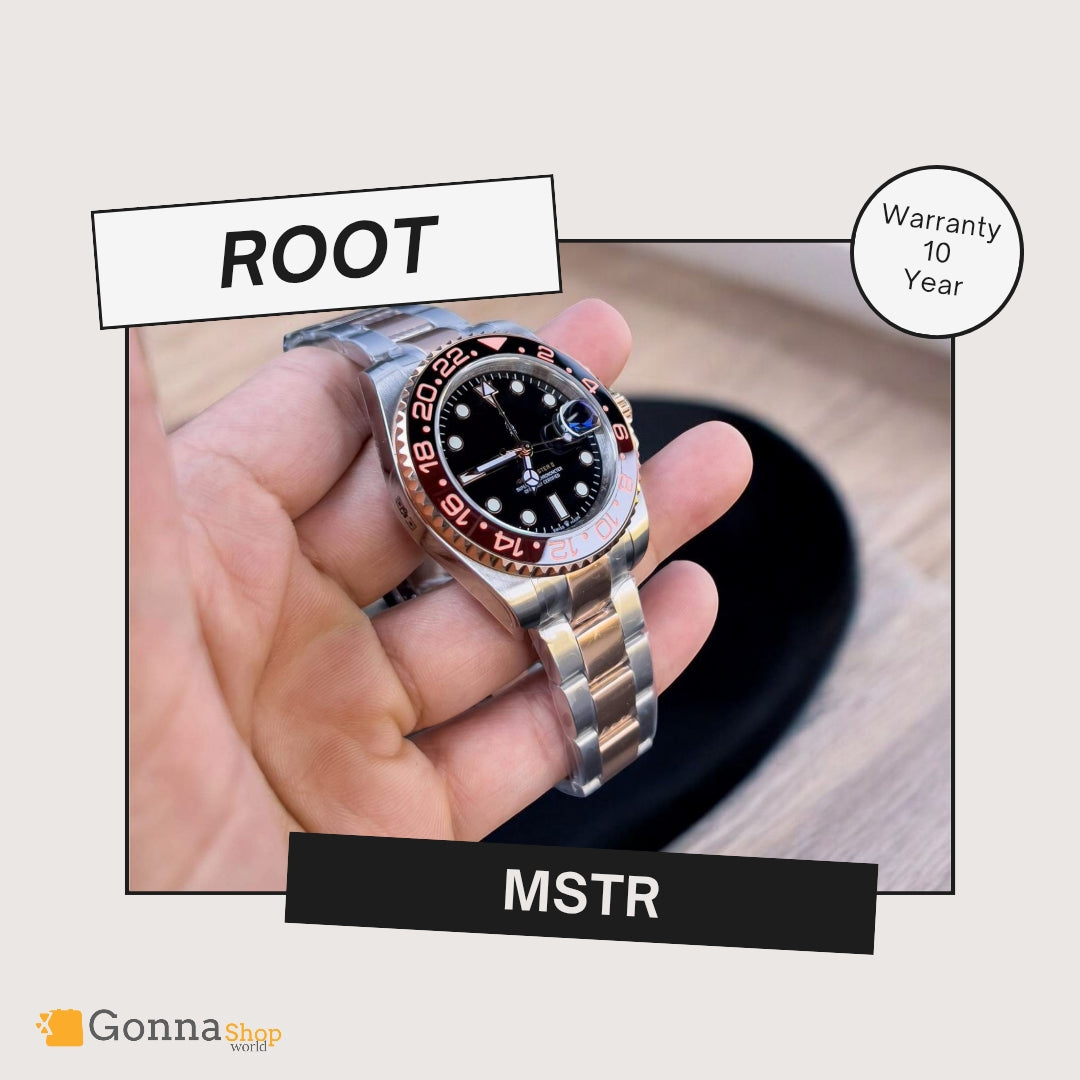 Luxury Watch Mastr II GM Work Rootbeer HF R Plated 18k