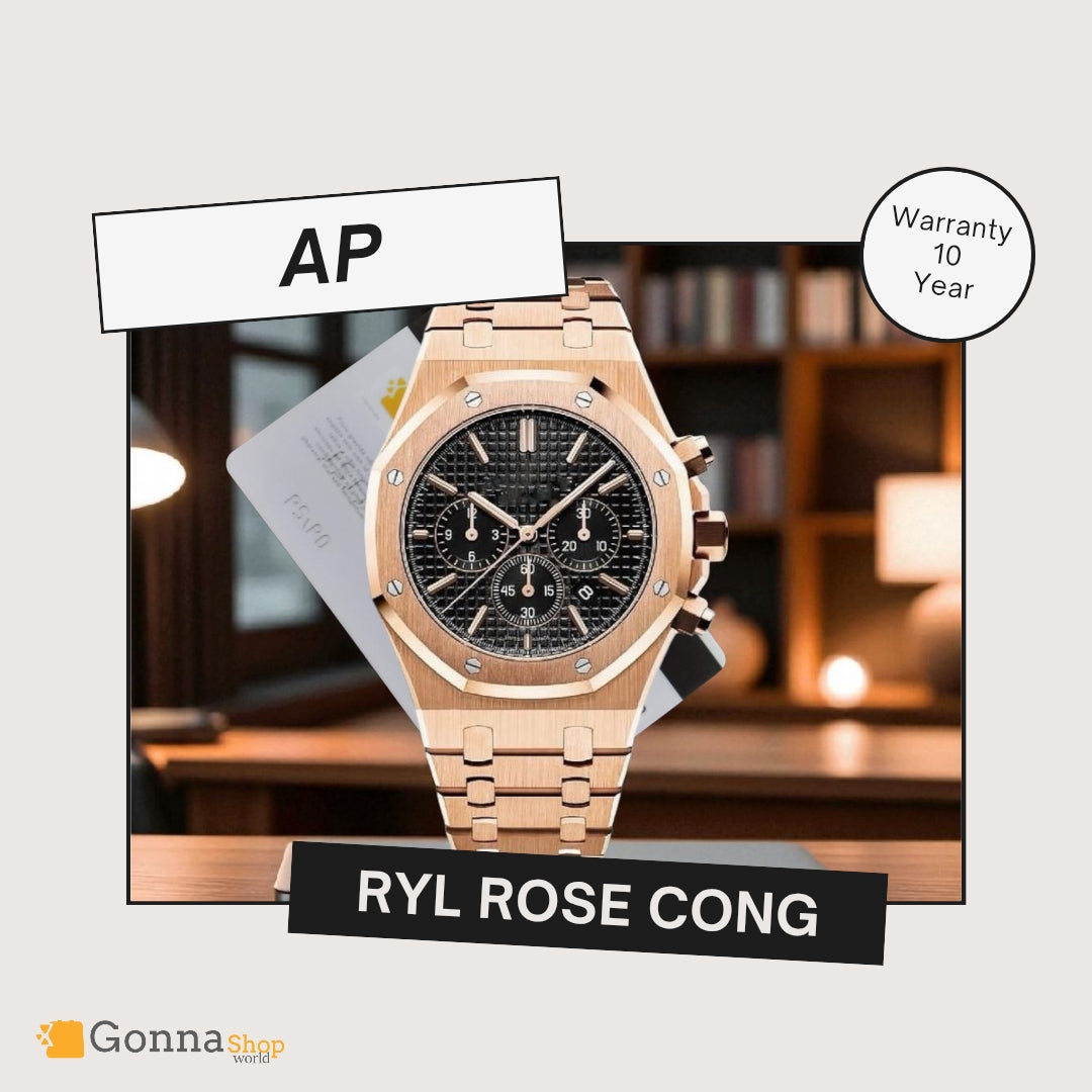 Luxury Watch Ap RYL Rose 18k Cong black