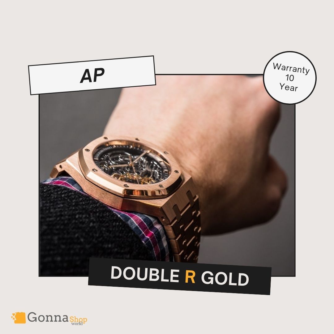 Luxury Watch Ap RYL DOUBLE R Gold