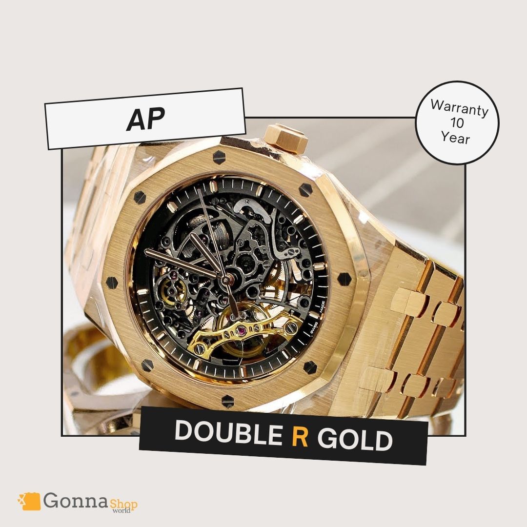 Luxury Watch Ap RYL DOUBLE R Gold