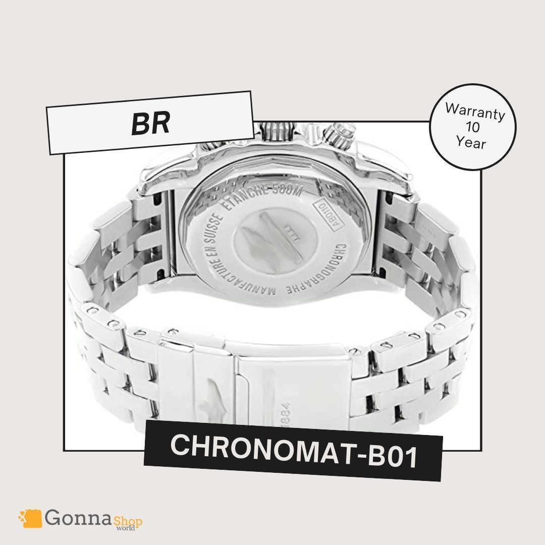 Luxury Watch BR Chronomat Black Dial