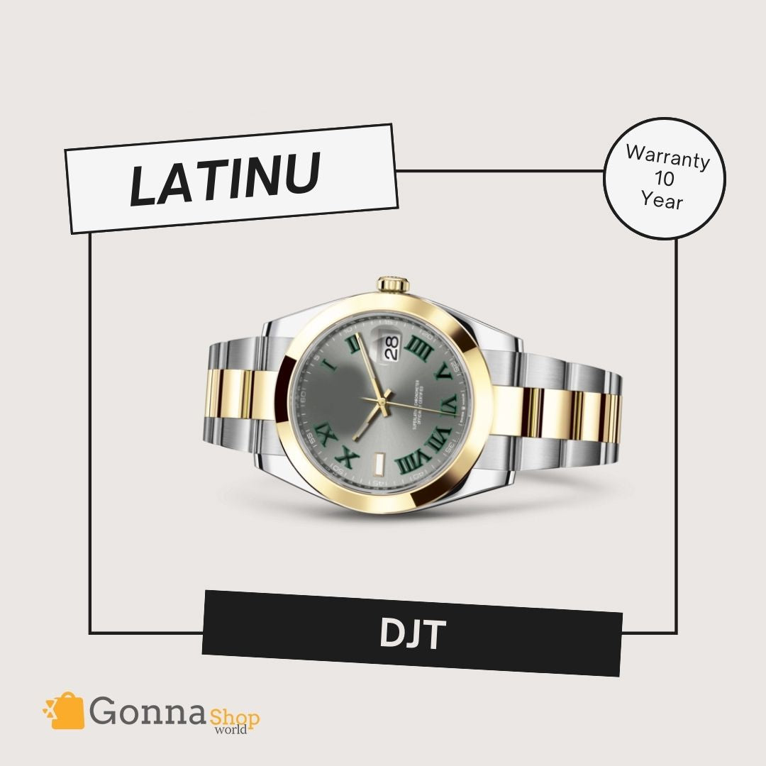 Luxury Watch DJT Latinu OYS Half Gold 18k