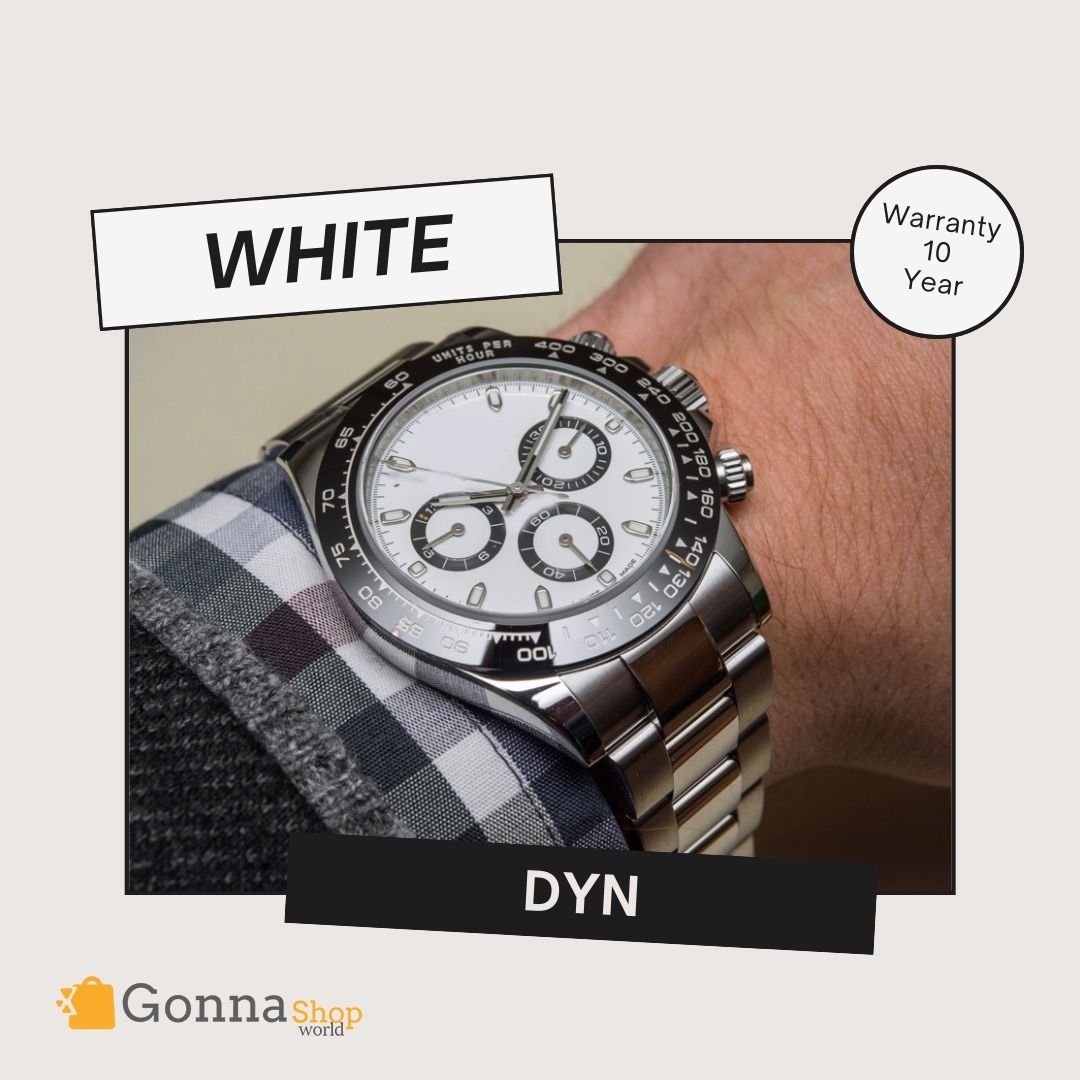 Luxury Watch DYN White Black