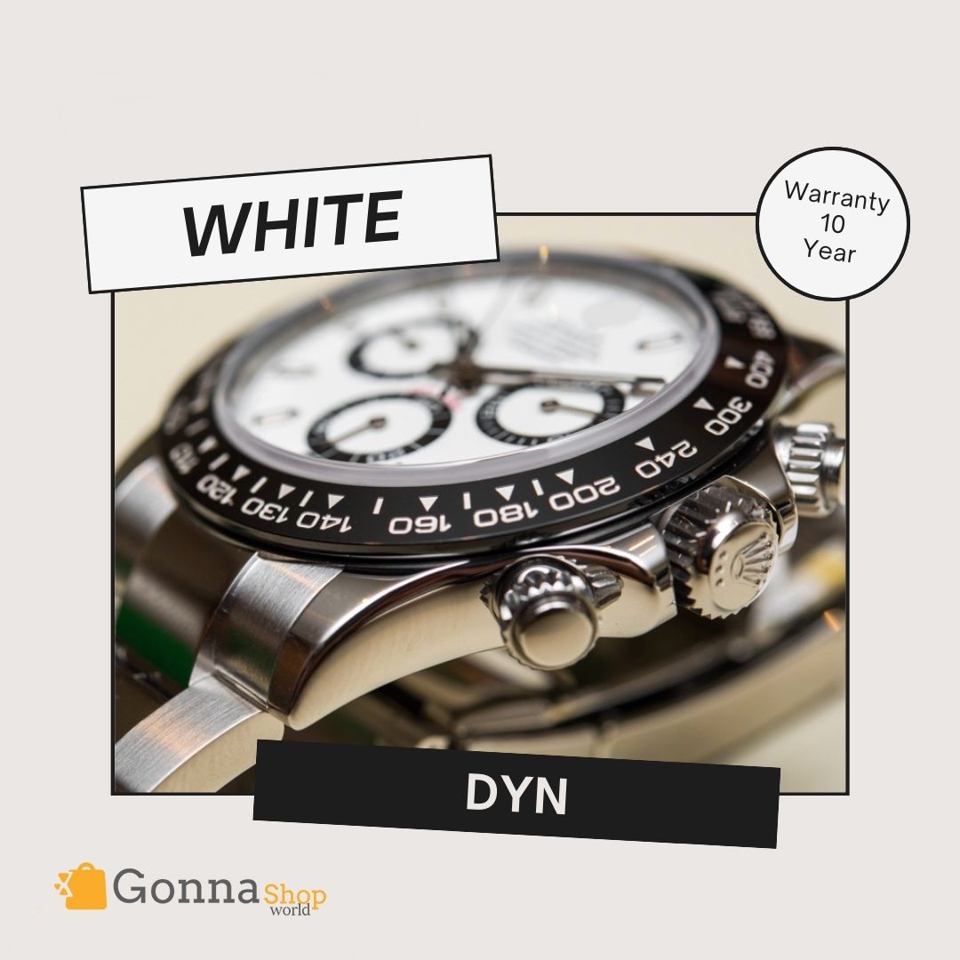 Luxury Watch DYN White Black