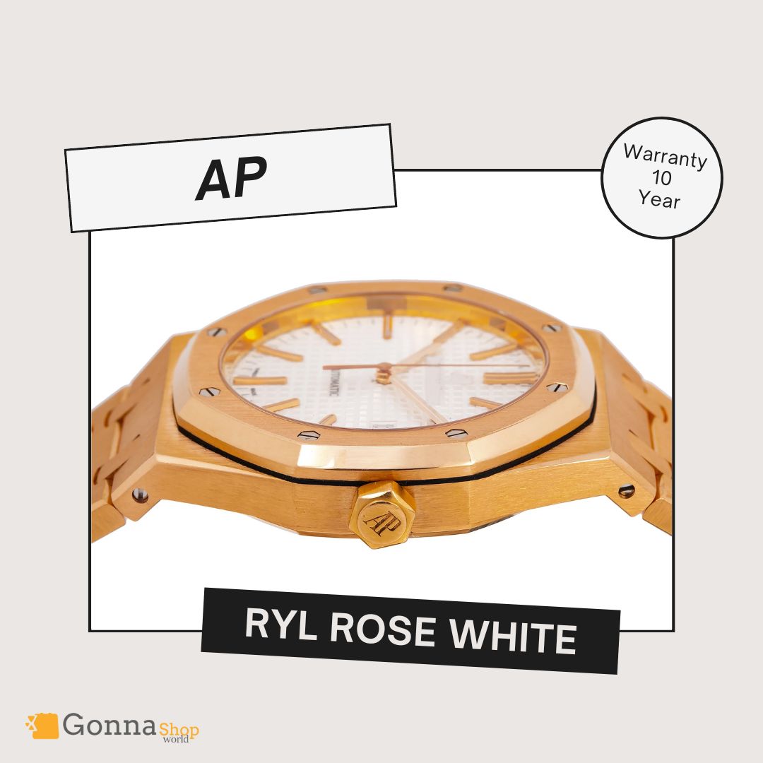 Luxury Watch Luxury Watch Ap RYL Rose Plated 18k White
