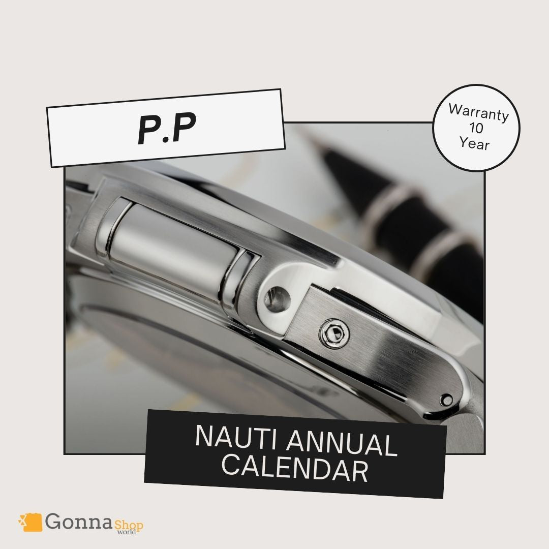 Luxury Watch P.p Naut Annual calendar White Dial