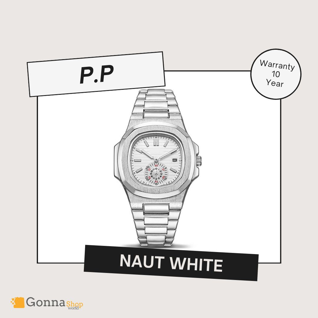 Luxury Watch P.p Naut White Dial