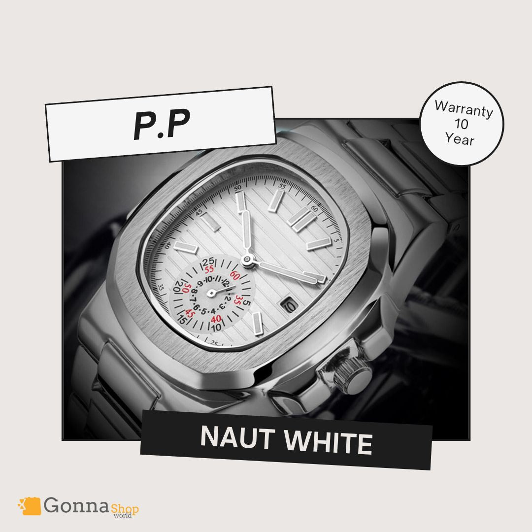 Luxury Watch P.p Naut White Dial