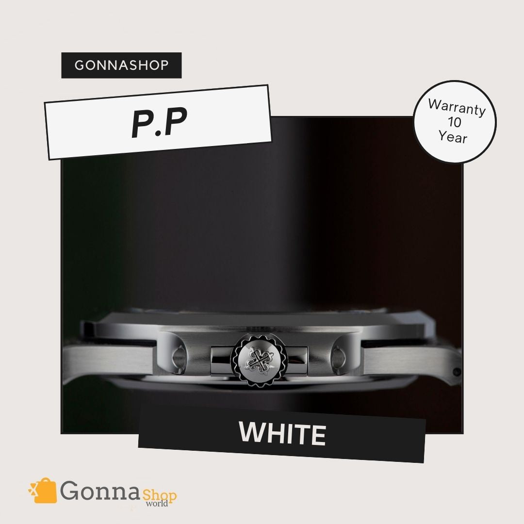 Luxury Watch P.p Naut White