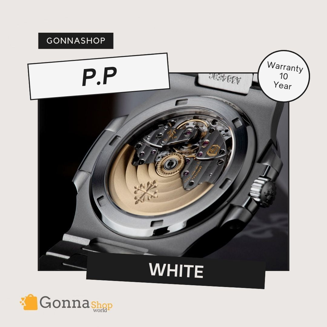 Luxury Watch P.p Naut White