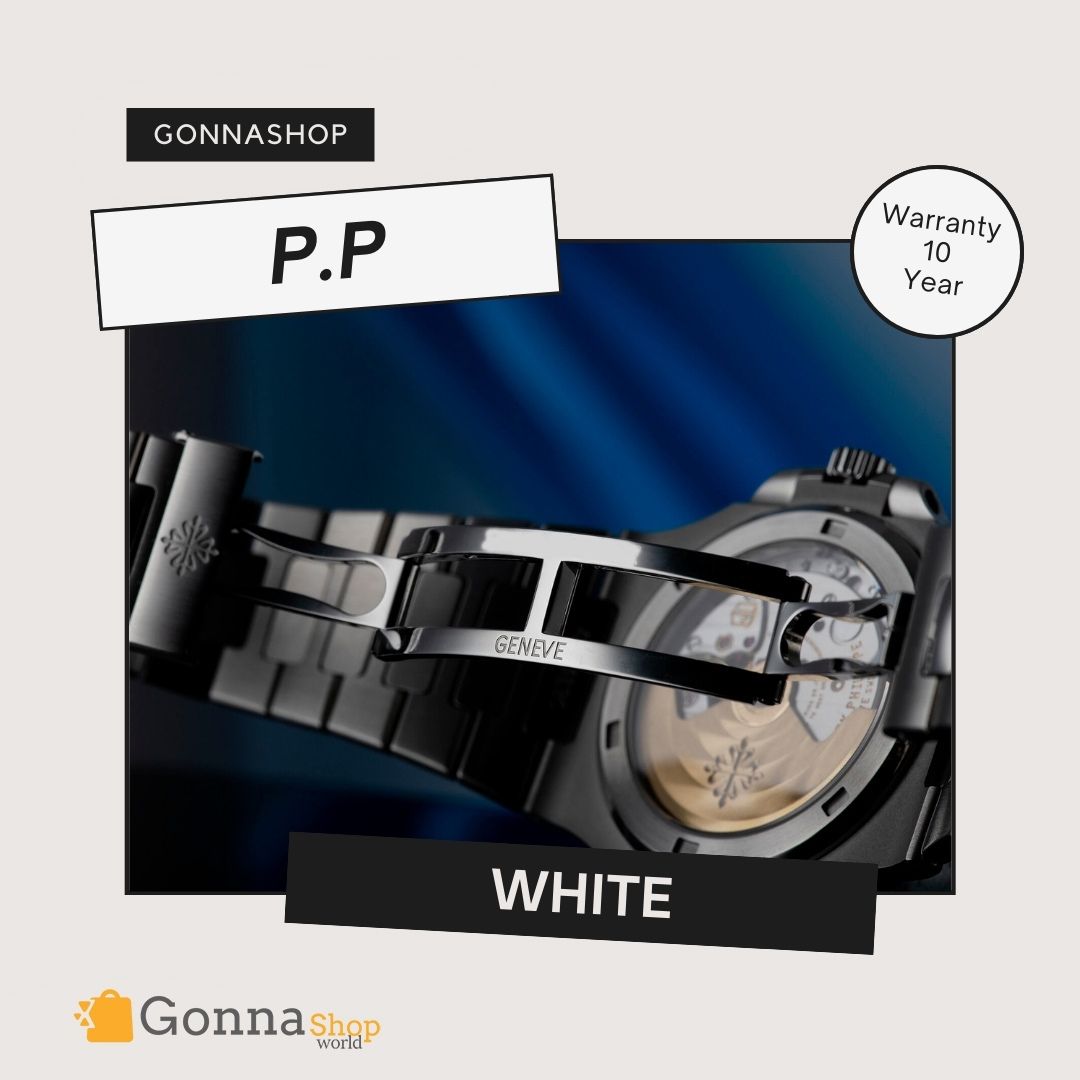 Luxury Watch P.p Naut White